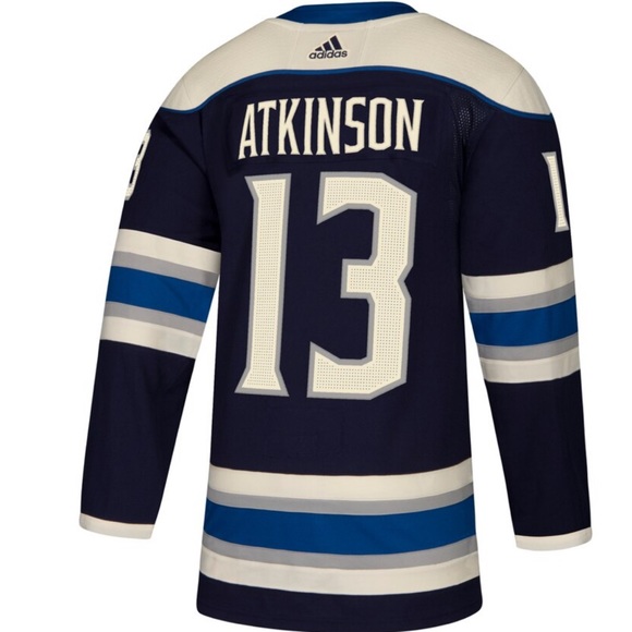 Columbus Blue Jackets adidas Atkinson Jersey - Picture 2 of 3